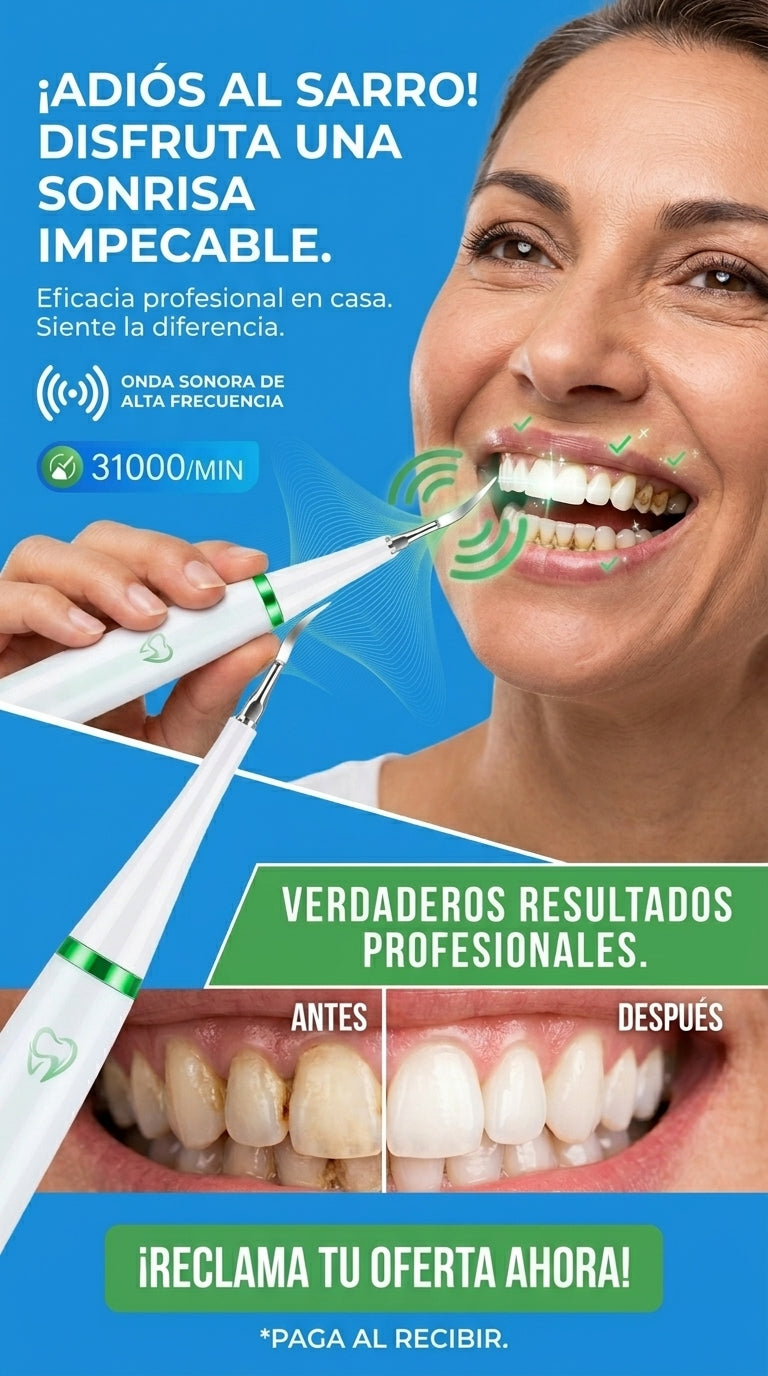 Limpiador Dental Quita Sarro Bucal