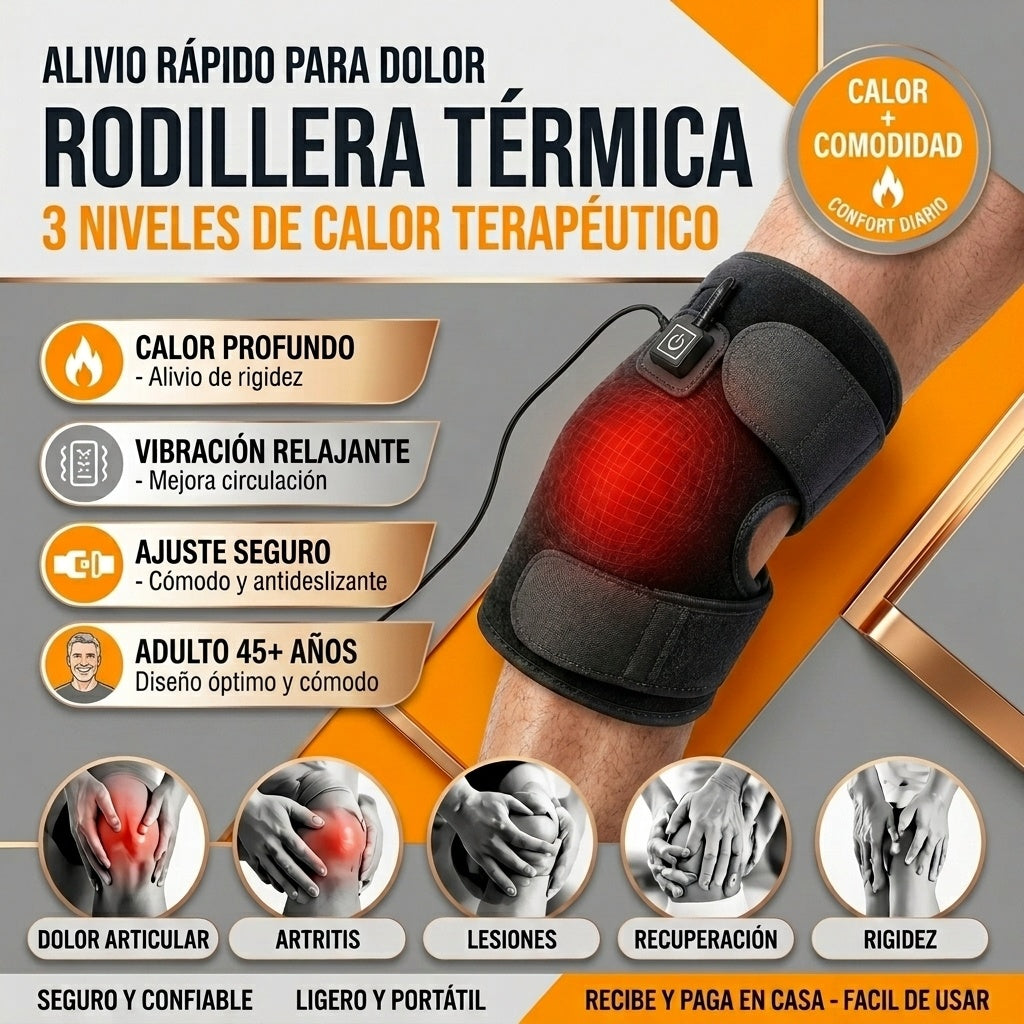 RODILLERA TERMICA 3 NIVELES DE CALOR